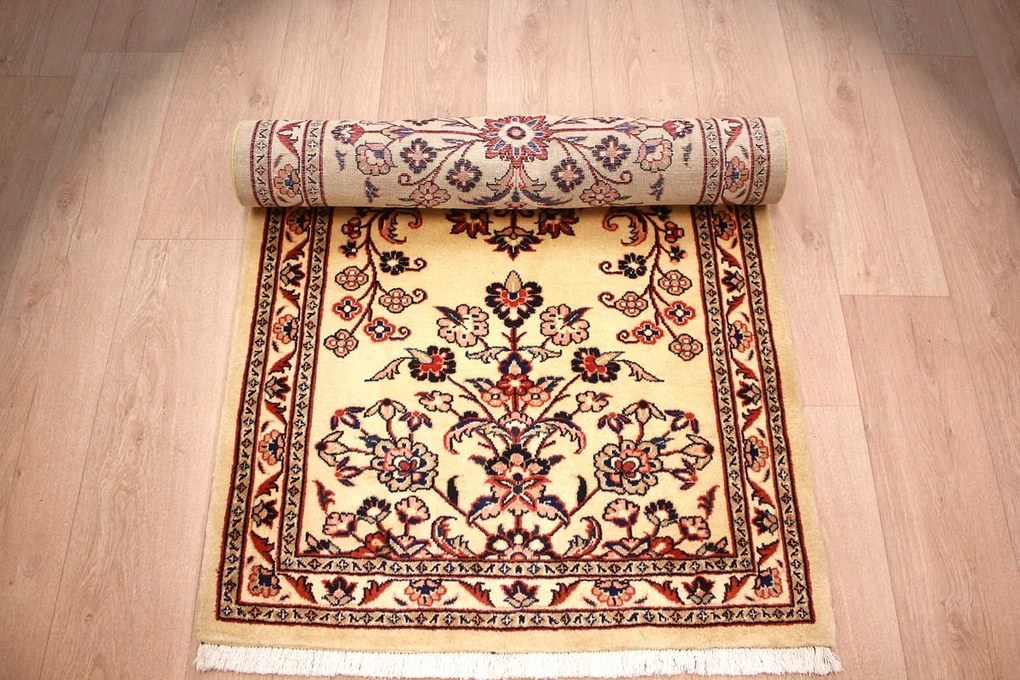 Sarouk Tappeto 90x200 (Iran) Annodato A Mano