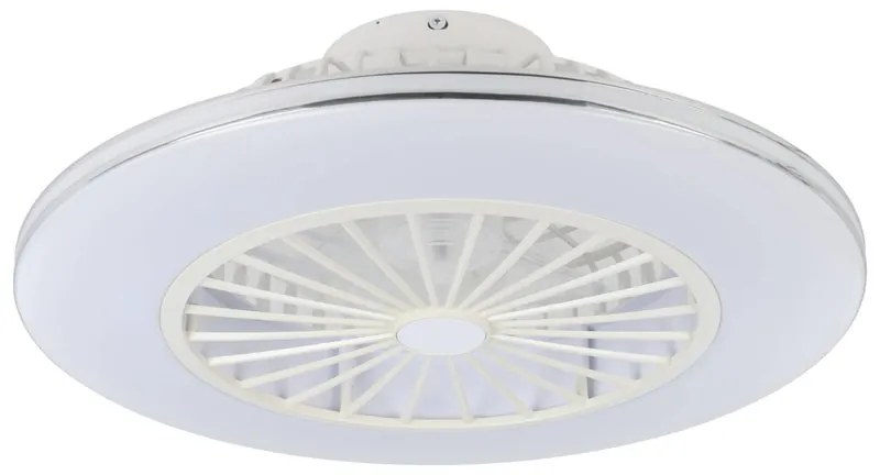 Ventilatore da soffitto Lovisca bianco, Ø 55 cm, CCT, dimmerabile, EGLO IP20