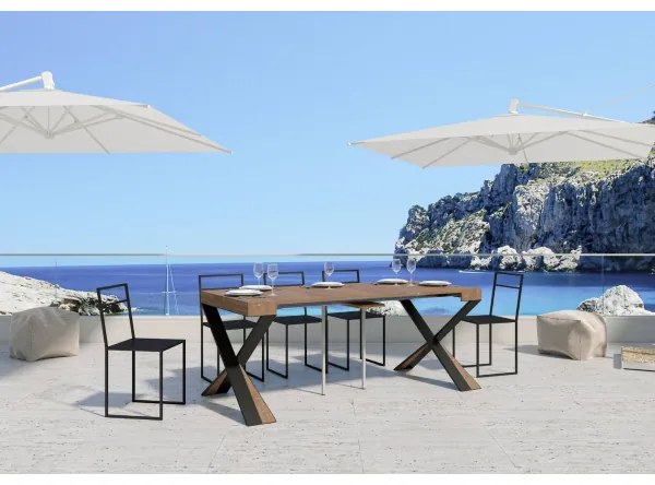 Consolle allungabile 90x40/300 cm DIAGO Abete Tinto