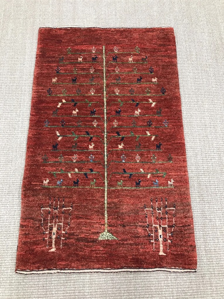 Gashguli Tappeto persiano 60x100 Rosso (Iran) Annodato A Mano