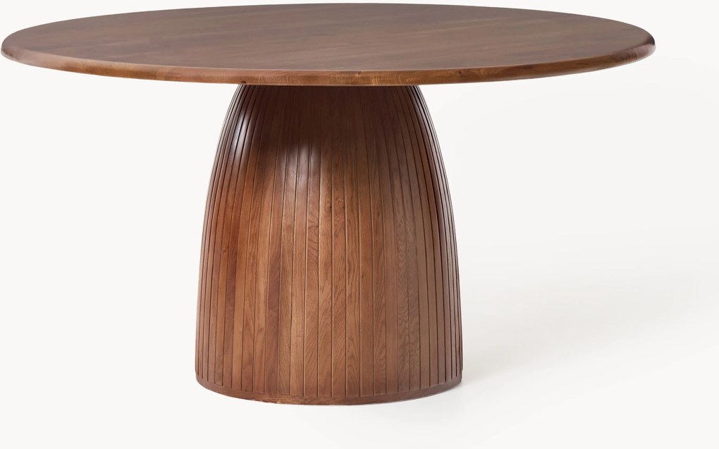 Tavolo rotondo con struttura millerighe Nelly, varie misure