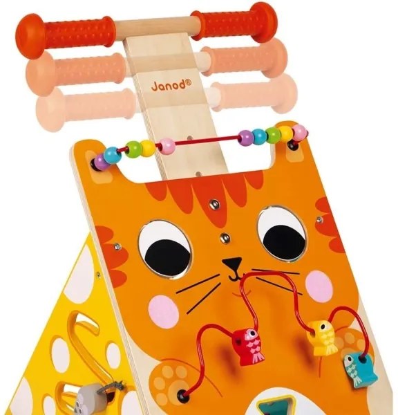 Janod - Passeggino con attività gatto