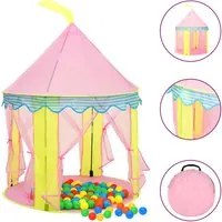 Tendada Gioco per Bambini Rosa con 250 Palline 100x100x127 cmcod mxl 102594