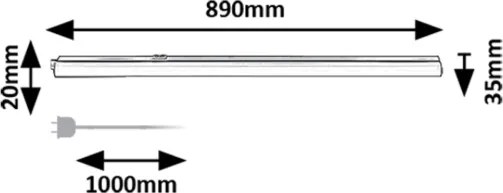Rabalux 78009 - Lampada LED sottopensile BAREG LED/12W/230V 3000/4000K bianco