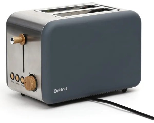 Tostapane a due fori 900W/230V inox/grigio