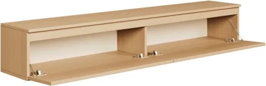 Mobile TV Sospeso 175 cm 2 Ante A Ribalta Rovere Lindberg Lume