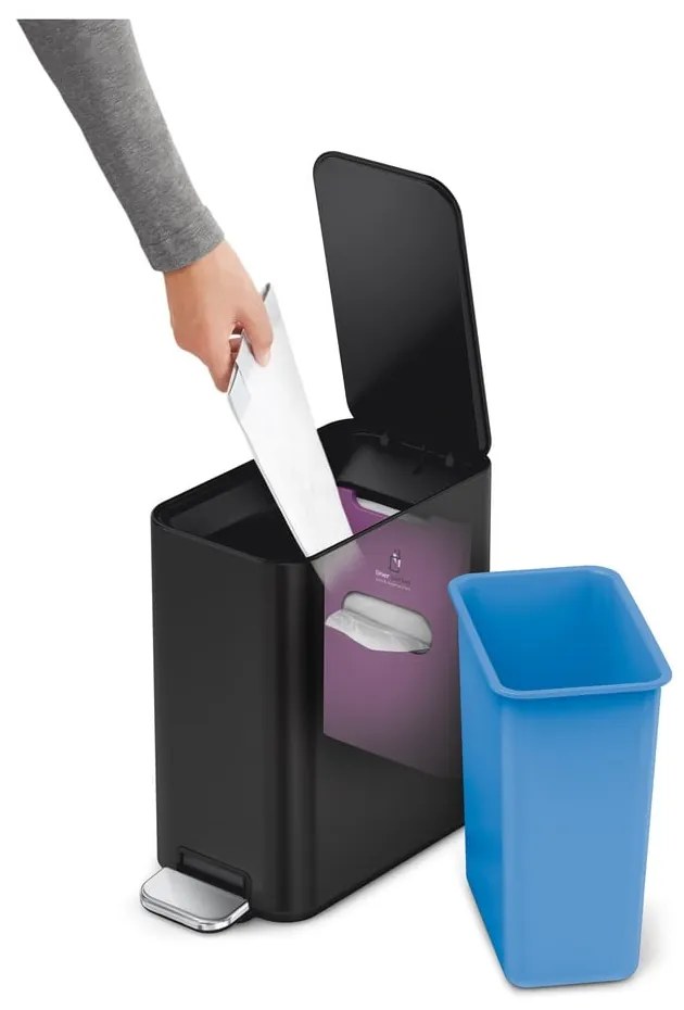 Cestino in acciaio a pedale 5 l - simplehuman