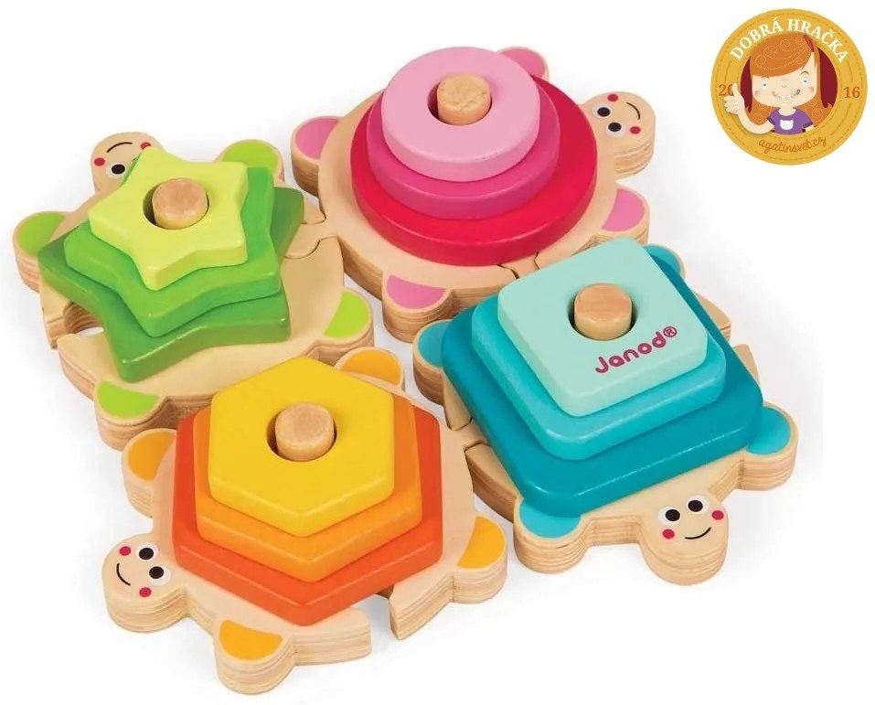 Tartarughe Impilabili I Wood - legno