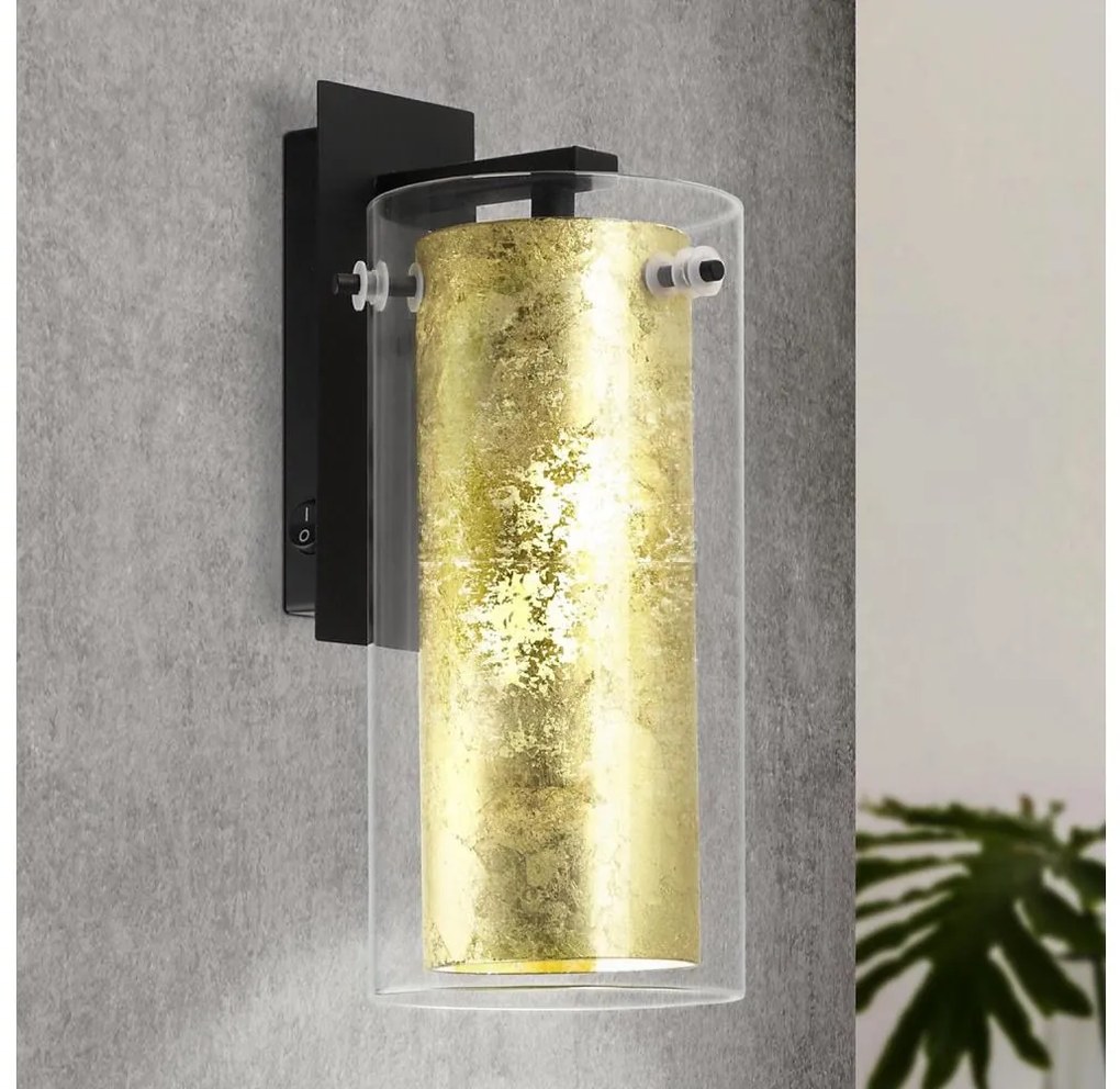 Eglo 97839 - Applique PINTO GOLD 1xE27/40W/230V