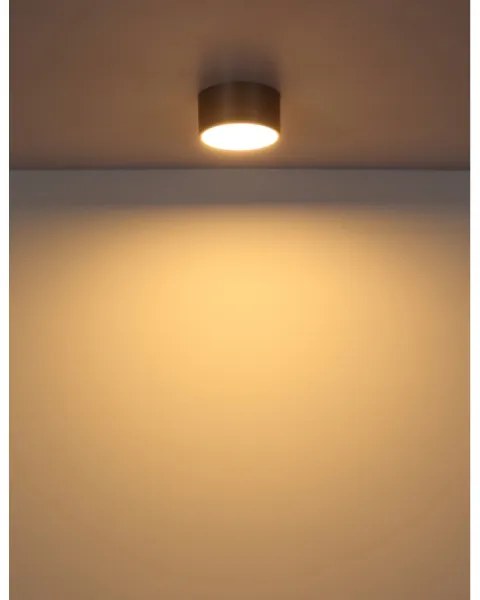 Globo 56964G - Plafoniera LED RAYMOND LED/12W/230V, Ø 15 cm, 3000K, ottone