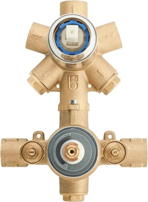 Kit incasso doccia serie B 3 vie cromato