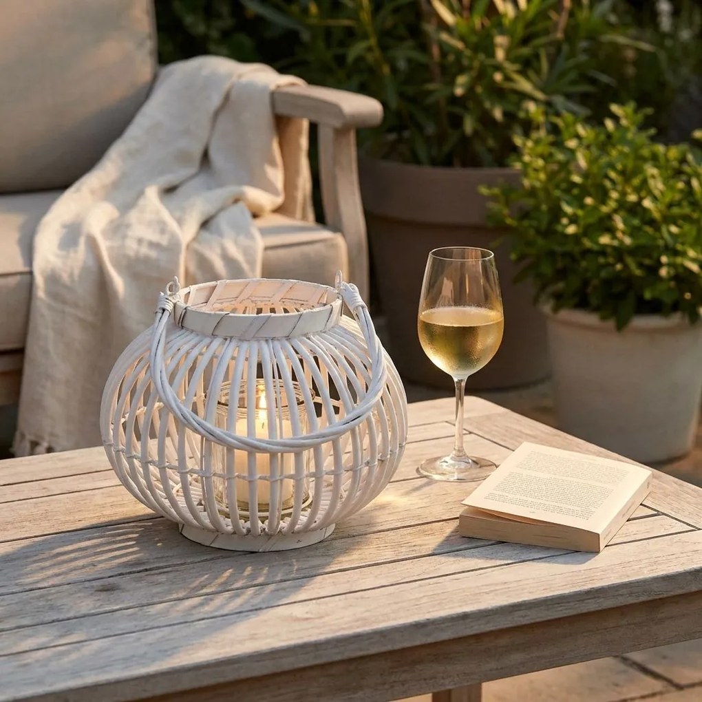 MADELEINE - lanterna in vimini