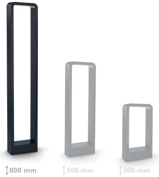 Brilagi - Lampada LED da esterno BARI LED/7W/230V 3000/4000/6000K IP54 80 cm