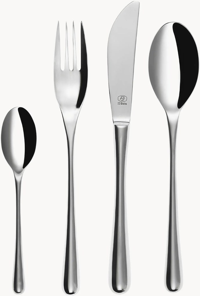 Set di 24 posate Platinum, 6 persone