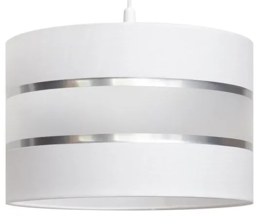 Lampadario a sospensione con filo HELEN 1xE27/15W/230V diametro 35 cm bianco