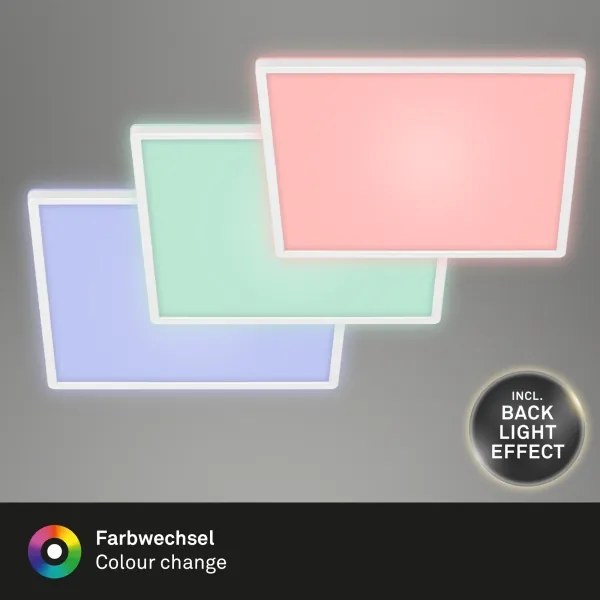 Briloner 7091-416 - Plafoniera LED RGBW dimmerabile SLIM LED/22W/230V + TC