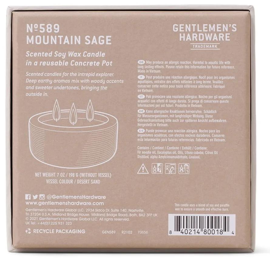 Candela di soia profumata tempo di combustione 40 h Mountain Sage - Gentlemen's Hardware