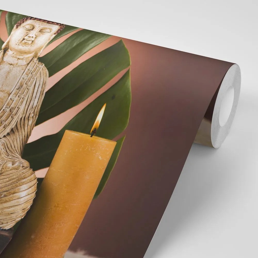 Carta da parati – Buddha con natura morta rilassante