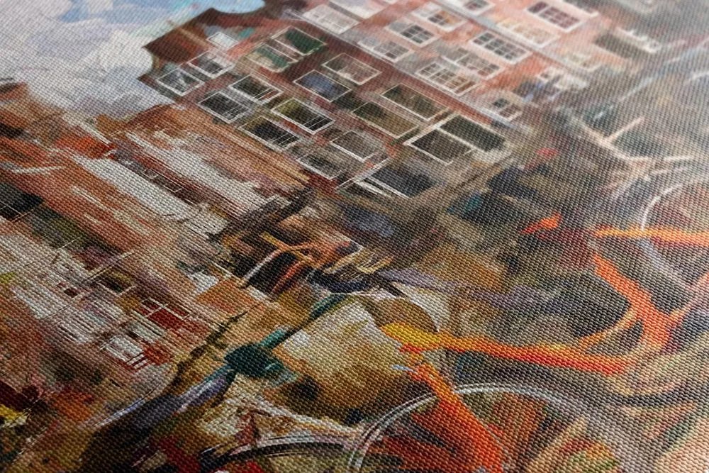 Stampa su tela – Amsterdam disegnata