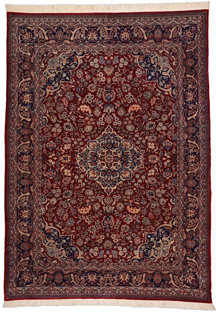 Isfahan Tappeto orientale 170x240 Rosso (Cina) Annodato A Mano