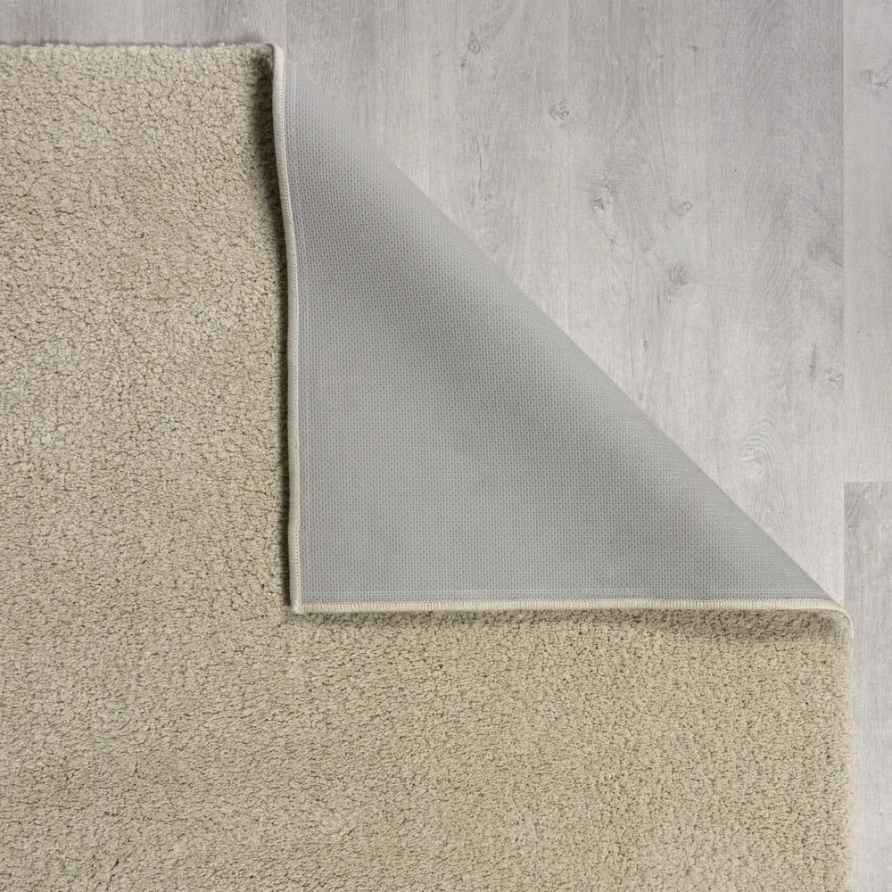 Tappeto lavabile beige in fibre riciclate 120x170 cm Fluffy - Flair Rugs