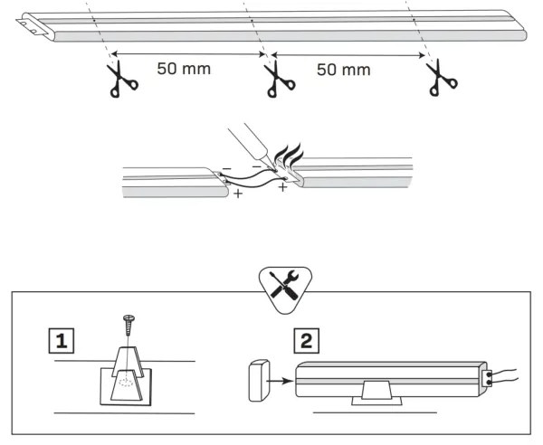 Striscia LED NEON 5m LED/40W/24V blu IP65