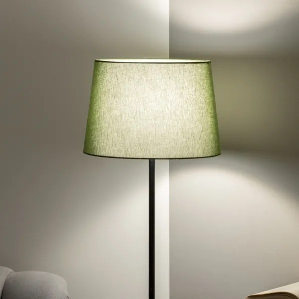 Brilagi - Lampada da terra LED CERIA 1xE27/40W/230V Ø 30 cm verde/nero