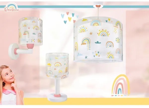 Dalber 41192 - Lampadario per bambini RAINBOW 1xE27/15W/230V multicolore