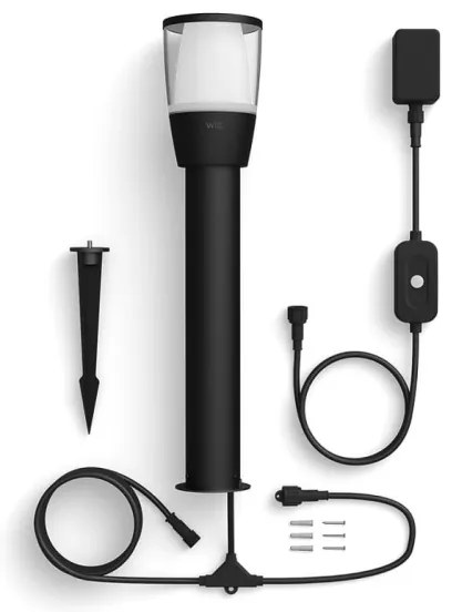 WiZ - LED RGBW Dimmerabile per esterni lampada ELPAS LED/4,8W/12/230V IP65 Wi-Fi