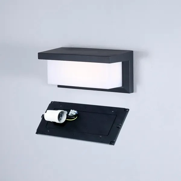 Brilagi -LED RGBW Applique da esterno BRICKY 1xE27/9W/230V antracite IP54