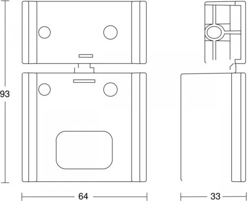 STEINEL 85148 - Supporto da parete ad angolo IS ECO bianco