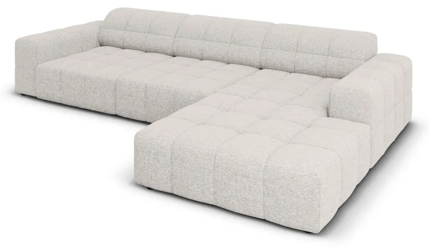 Divano angolare grigio chiaro (angolo destro) Chicago - Cosmopolitan Design