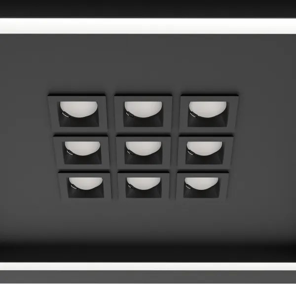 Eglo 901192 - Plafoniera LED dimmerabile BALAZOTE LED/21,4W/230V nero +RC