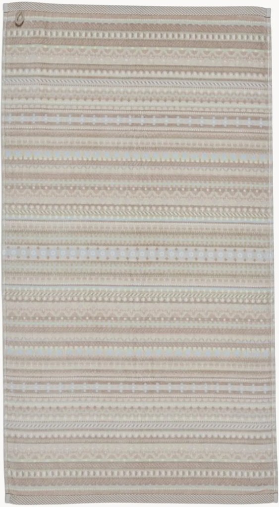 Asciugamano in velluto e spugna Geometric Print