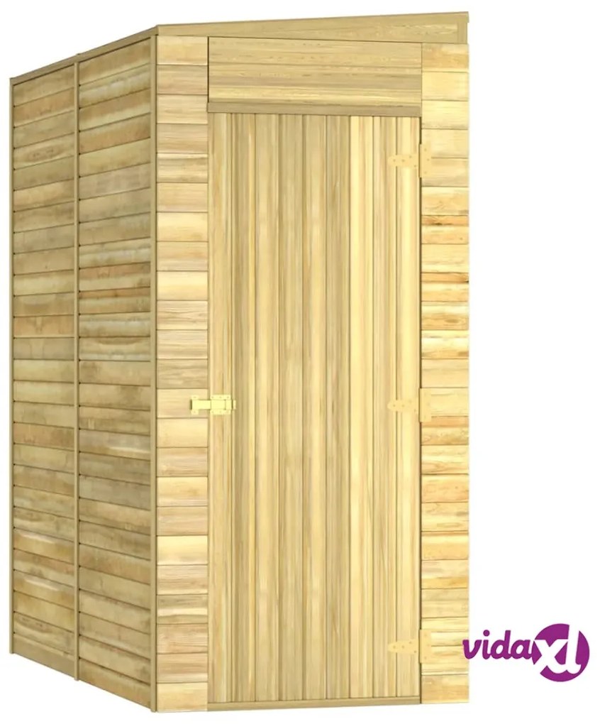 vidaXL Capanno da Giardino 100x210x218 cm in Legno di Pino Impregnato