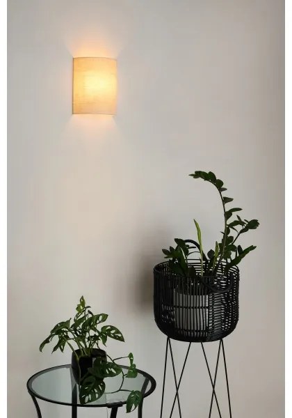 Brilagi - Applique SEMI 1xE27/15W/230V diametro 20 cm color crema