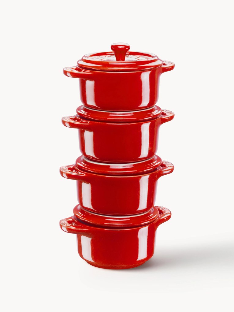 Set 4 casseruole Mini Cocotte