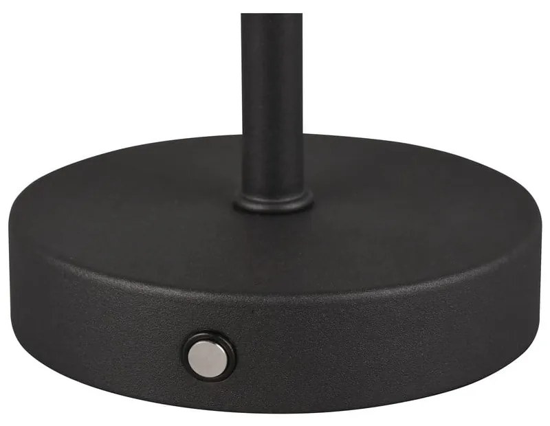 Lampada da tavolo dimmerabile a LED nero opaco (altezza 30 cm) Jeff - Reality