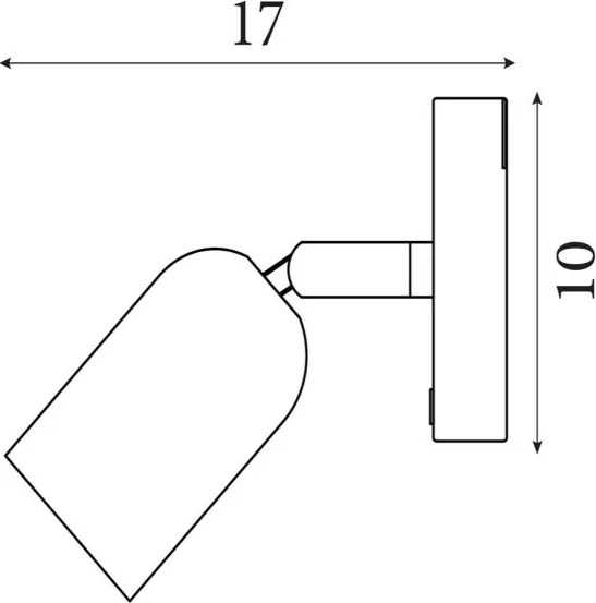 Searchlight 23350GR - applique da parete LED dimmerabile ricaricabile CONE LED/1,5W/5V verde