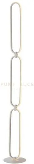 Piantana led infinity bianca 30w 2700lm 4000k 12x12x135cm led-infin...