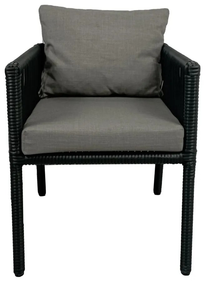 Set da pranzo da giardino in rattan grigio per 6 persone Vera 2 - Floriane Garden