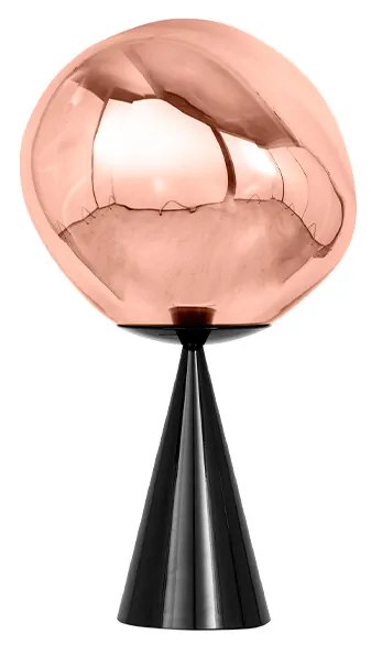 Tom Dixon - Melt Cone Fat Lampada da Tavolo Copper/Black Tom Dixon