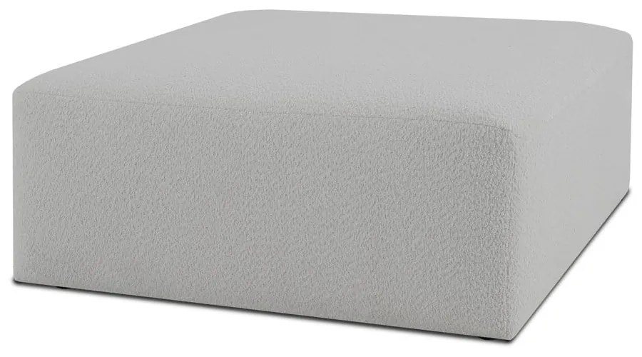 Modulo divano bianco in tessuto bouclé Roxy - Scandic