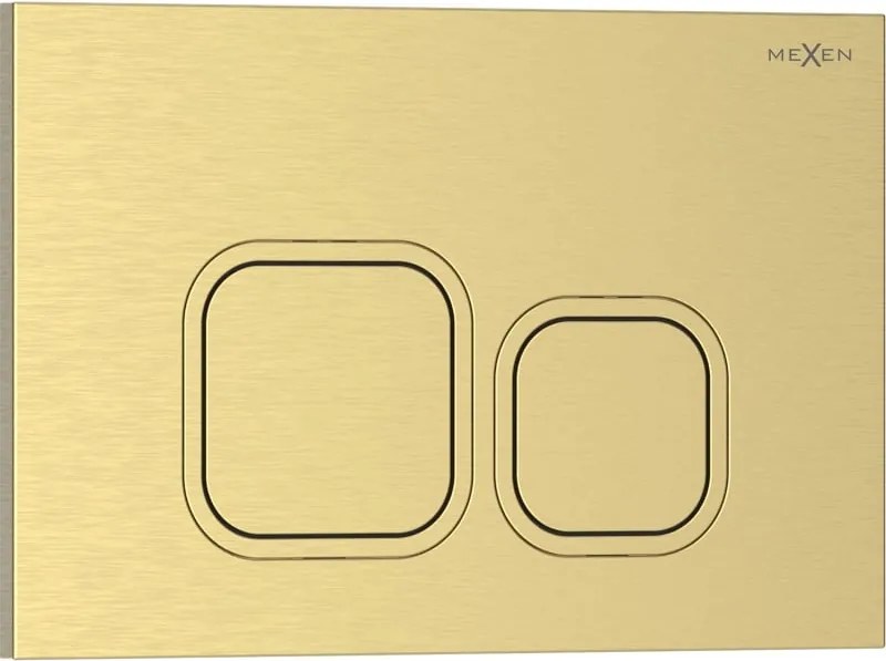 Mexen Tex 03 pulsante di scarico, oro spazzolato - 6103-11