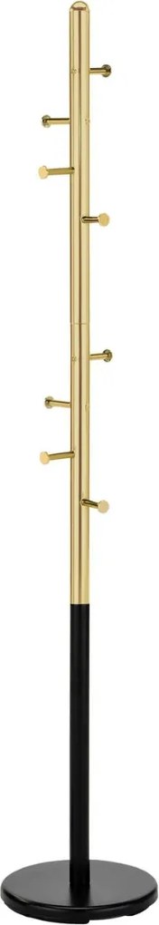 Appendiabiti W68 in nero/oro - H172 cm