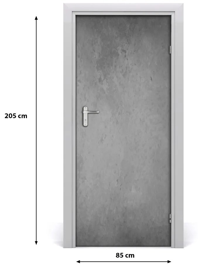 Adesivo per porta Sfondo concreto 85x205 cm