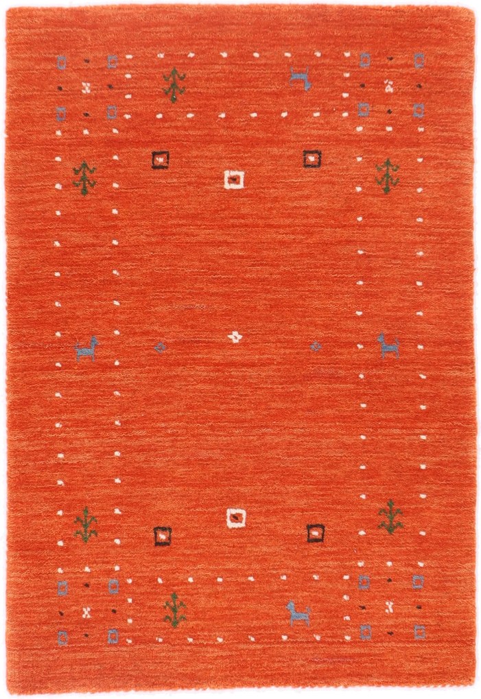 Tappeto orientale 90 x 60 (Indian) Annodato A Mano