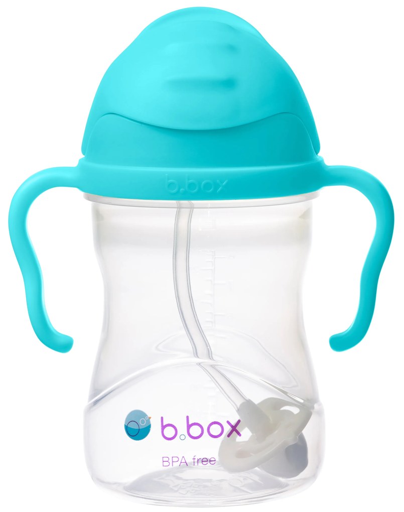 Tazza con cannuccia – aqua 240 ml