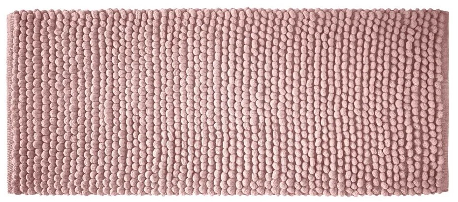 Tappetino da bagno rosa 50x120 cm Aspen Bobble - Bianca