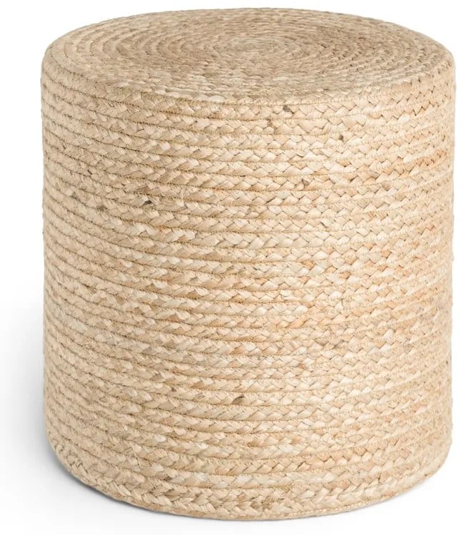 Poggiapiedi di colore naturale Jutta Gold – Hanse Home